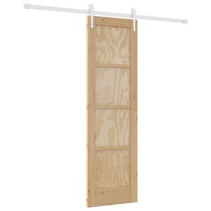 vidaXL Posuvn&eacute; dvere ORKDAL 61 x 198,5 cm Borovicov&yacute; mas&iacute;v