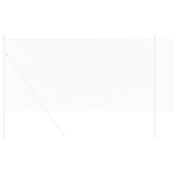 vidaXL Reťazov&yacute; plot Strieborn&aacute; 10 x 1,4 m Pozinkovan&aacute; oceľ