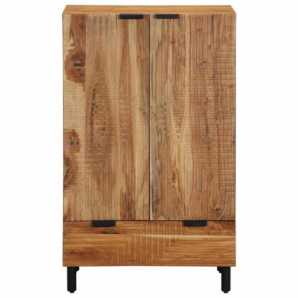 vidaXL Highboard Pr&iacute;rodn&aacute; 60 x 33,5 x 100 cm Pevn&eacute; ak&aacute;ciov&eacute; drevo
