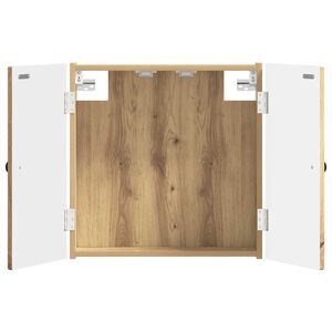 vidaXL Skriňa na terč BREDA Dub artisan 52,5 x 10,5 x 53,5 cm