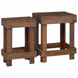 vidaXL Stojan na rastliny 2 ks Hned&aacute; 70 x 11 x 27 cm Mahag&oacute;nov&eacute; drevo