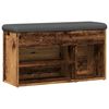 vidaXL Lavička na top&aacute;nky Old Wood 82x32x45,5 cm Engineered Wood