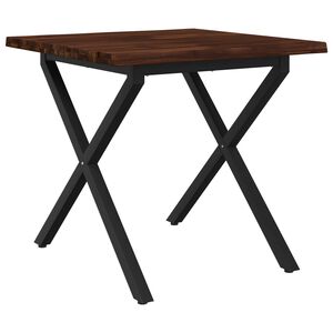 vidaXL St&ocirc;l s živ&yacute;m okrajom 60 x 55 x 75 cm Pevn&eacute; ak&aacute;ciov&eacute; drevo