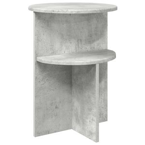 vidaXL Bočn&yacute; st&ocirc;l Bet&oacute;novo siv&aacute; &Oslash; 39,5 x 55 cm Kompozitn&eacute; drevo