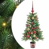 vidaXL Vianočn&yacute; stromček s 150 LED-i so stojanom Zelen&aacute; 90 cm PE