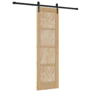 vidaXL Posuvn&eacute; dvere ORKDAL 61 x 198,5 cm Borovicov&yacute; mas&iacute;v