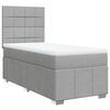 vidaXL Posteľn&yacute; r&aacute;m boxsping s matracom bledosiv&yacute; 80x200 cm l&aacute;tka