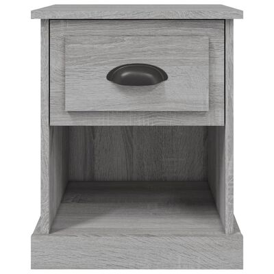 vidaXL Nočný stolík sivý dub sonoma 39x39x47,5 cm kompozitné drevo