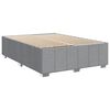 vidaXL Boxspring posteľ s matracom svetlosiv&aacute; 100x200 cm l&aacute;tka