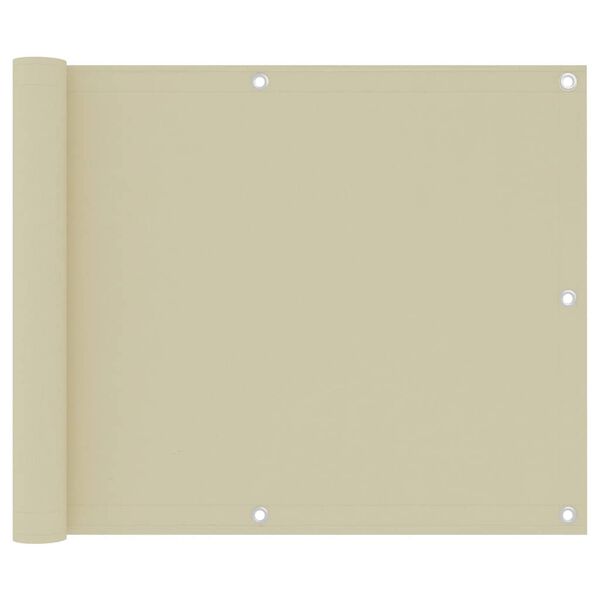 vidaXL Balk&oacute;nov&aacute; mark&iacute;za, kr&eacute;mov&aacute; 75x500 cm, oxfordsk&aacute; l&aacute;tka