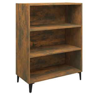 vidaXL Komoda dymov&yacute; dub 69,5x32,5x90 cm spracovan&eacute; drevo