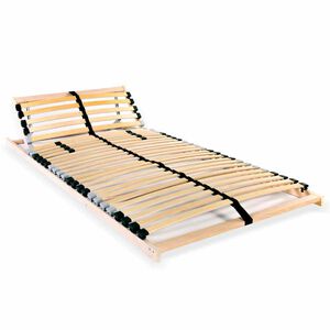 vidaXL Lamelov&yacute; posteľn&yacute; ro&scaron;t s 28 lamelami a 7 z&oacute;nami 70x200 cm