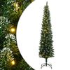vidaXL Umel&yacute; &uacute;zky vianočn&yacute; stromček s 300 LED 240 cm