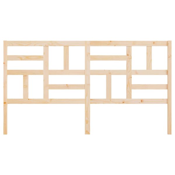 vidaXL Čelo postele 206x4x104 cm masívna borovica