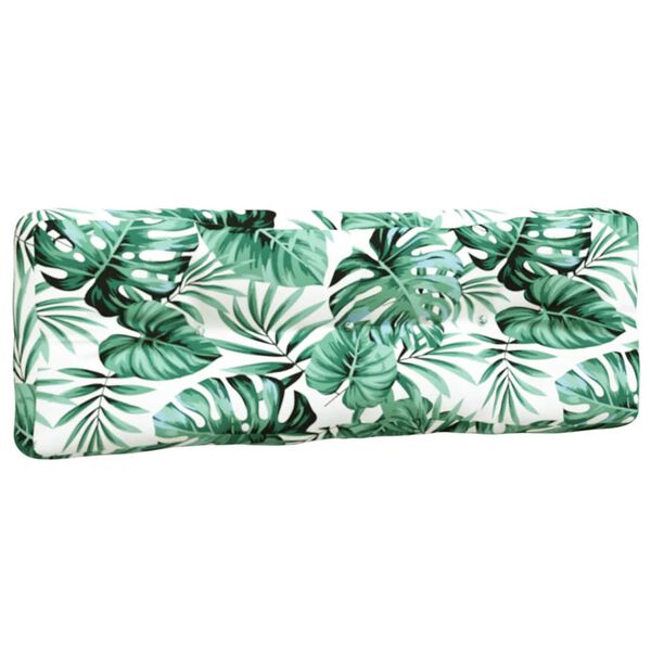 vidaXL Podložky na paletov&yacute; n&aacute;bytok 5 ks, vzor s listami, l&aacute;tka