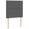 vidaXL Boxspring posteľ s matracom tmavosiv&aacute; 100x200 cm l&aacute;tka