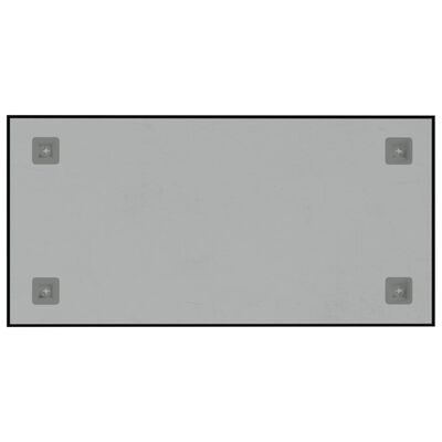 vidaXL Nástenná magnetická tabuľa čierna 60x30 cm tvrdené sklo