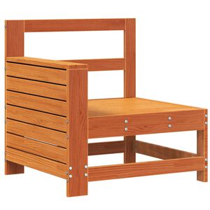 vidaXL Z&aacute;hradn&aacute; pohovka s opierkou ruky voskov&aacute; 69x62x70,5 cm borovica