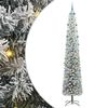 vidaXL Umel&yacute; vianočn&yacute; stromček Zelen&aacute; 300 cm PVC, oceľ a plast