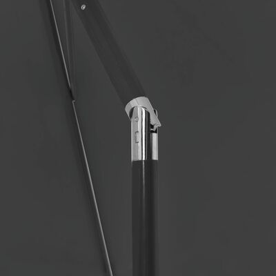vidaXL Plážový slnečník antracitový 180x120 cm