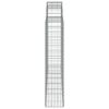 vidaXL Oblúkové gabionové koše 7 ks 200x30x140/160 cm pozink. železo