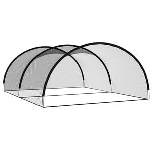 vidaXL Sieť na baseballov&eacute; odpaly čierna 600x400x250 cm polyester