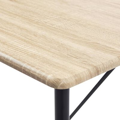 vidaXL Barový stôl farba dubu 120x60x110 cm MDF