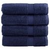 vidaXL Pr&eacute;miov&eacute; osu&scaron;ky SOLUND 4ks tmavomodr&eacute; 100x150 cm 600 g/m2