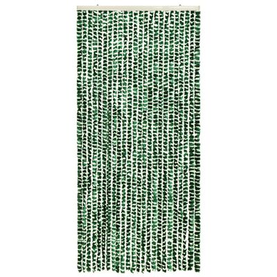 vidaXL Záves proti hmyzu, zelený a biely 100x220 cm, ženilka
