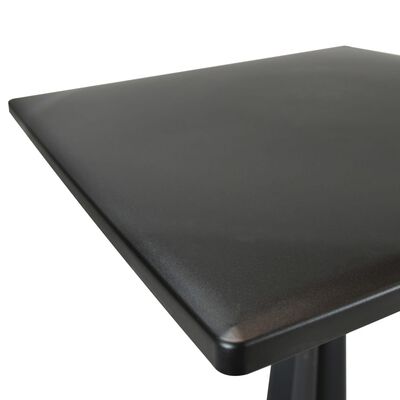 vidaXL Záhradný stôl antracitový 70x70x71,7 cm plastový
