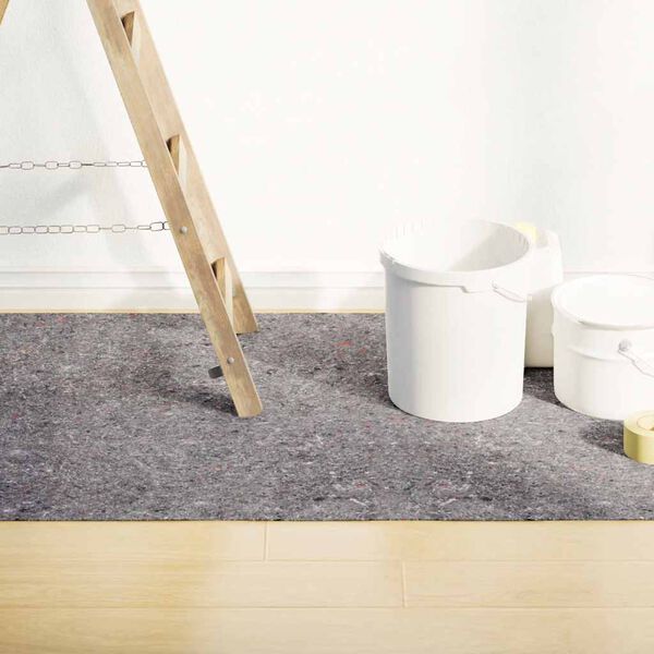 vidaXL proti&scaron;mykov&yacute; maliarsky fleece 10 m 180 g/m&sup2; siv&aacute;