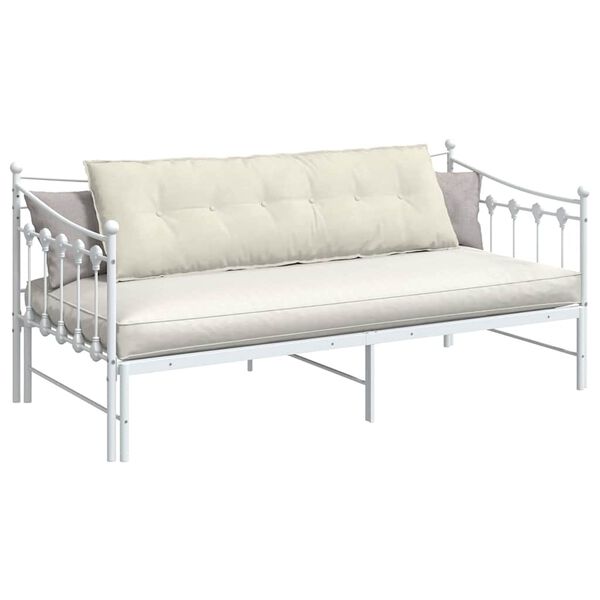 vidaXL Podu&scaron;ka na chrb&aacute;t Kr&eacute;mov&aacute; 160 x 50 cm Kord&uacute;rov&aacute; tkanina