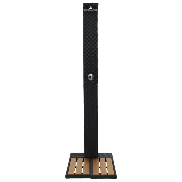 vidaXL Z&aacute;hradn&aacute; sprcha z polyratanu a drevoplastu