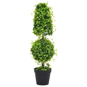 vidaXL Umel&yacute; kru&scaron;p&aacute;n s kvetin&aacute;čom zelen&yacute; 100 cm