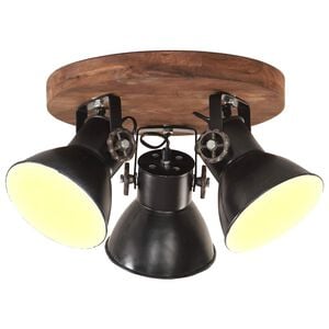 vidaXL Industri&aacute;lna stropn&aacute; lampa 25 W, čierna 42x27 cm E27