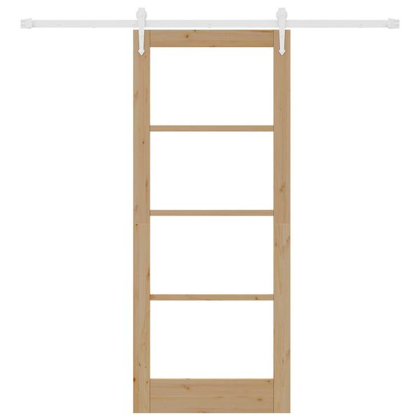 vidaXL Posuvn&eacute; dvere Pr&iacute;rodn&aacute; 83 x 202 cm