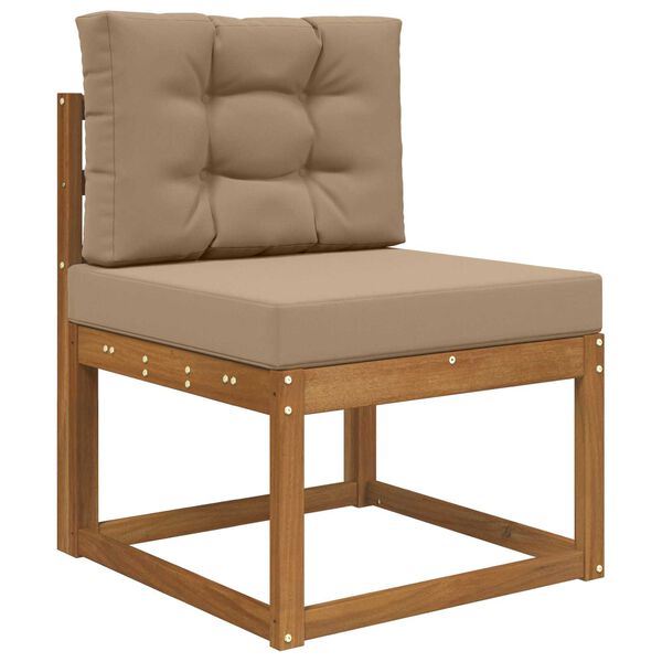 vidaXL Vank&uacute;&scaron; na vonkaj&scaron;iu pohovku 2 pcs Sivohned&aacute; Polyester