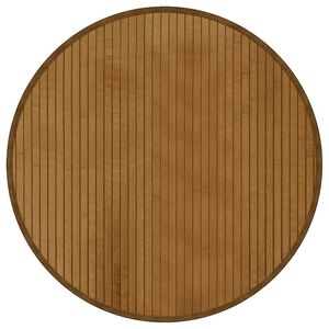 vidaXL Okr&uacute;hly koberec hned&yacute; 60 cm bambusov&yacute;