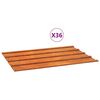 vidaXL Stre&scaron;n&eacute; panely 36 ks, hrdzav&eacute; 60x44 cm, cortenov&aacute; oceľ