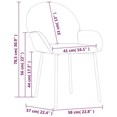 vidaXL Jedálenské stoličky 2 ks tmavozelené zamatové