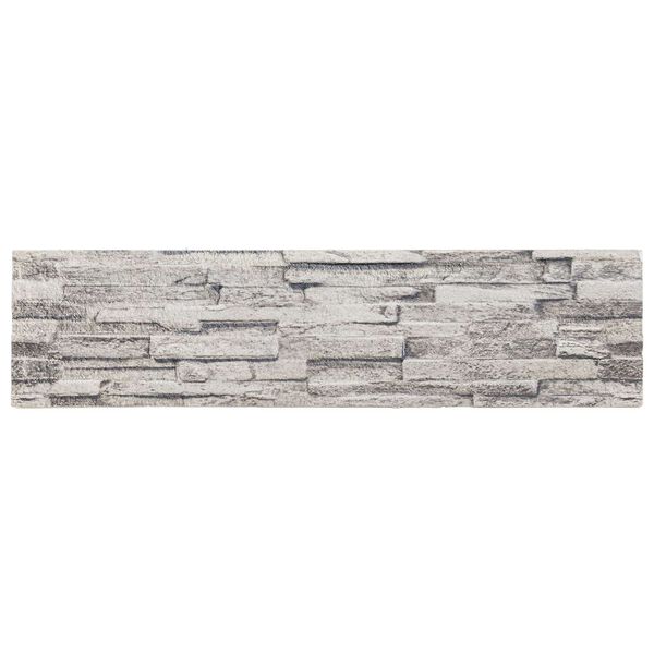 vidaXL N&aacute;stenn&eacute; panely 10 pcs Svetlosiv&aacute; 100 x 25 cm EPS pena