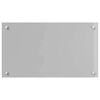 vidaXL Kuchynsk&yacute; backsplash 2 pcs Svetlosiv&aacute; 70 x 40 cm tvrden&eacute; sklo