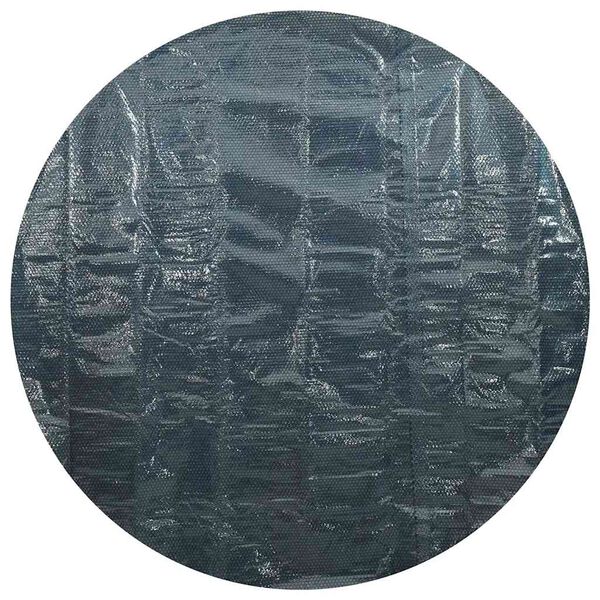 vidaXL Pl&aacute;vaj&uacute;ca sol&aacute;rna baz&eacute;nov&aacute; f&oacute;lia z PE 300 cm čierna a modr&aacute;