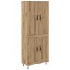 vidaXL Highboard 2 ks Remeseln&yacute; dub 69,5 x 34 x 180 cm