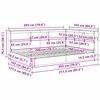 vidaXL Knižnica posteľ dub sonoma 160 x 200 cm Kompozitn&eacute; drevo