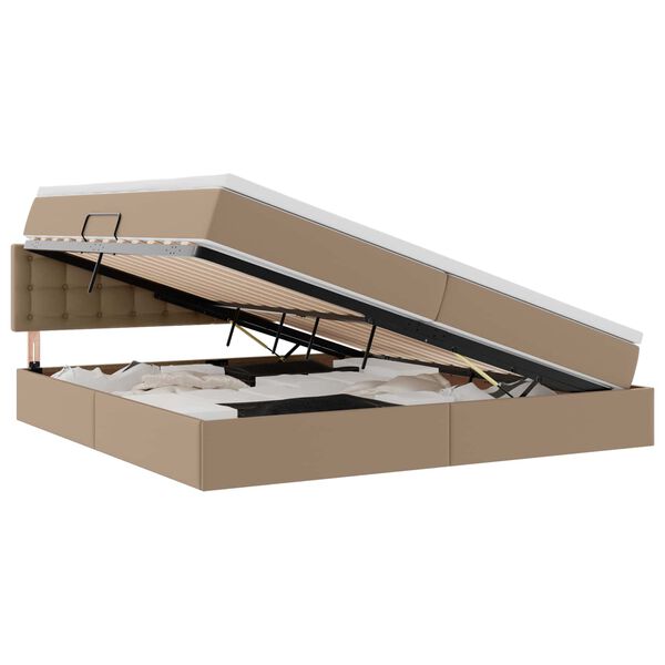 vidaXL Postel s &uacute;ložn&yacute;m prostorem a matrac&iacute; Kapsul&iacute;n 200 x 200 cm