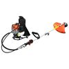 vidaXL Krovinorez s batohov&yacute;m dizajnom, oranžov&yacute; 52 cm3 1,45 kW