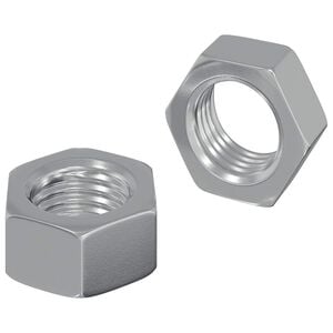 vidaXL Hex matica 2 ks Strieborn&aacute; M6 Kov
