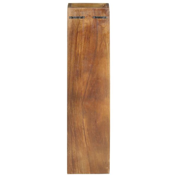 vidaXL Stojan na v&iacute;no na 5 flia&scaron; recyklovan&yacute; mas&iacute;v