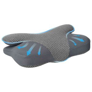 vidaXL Vank&uacute;&scaron; na krk s vank&uacute;&scaron;om Biely 58 x 36 x 13 cm Polyester